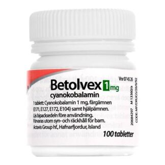 Betolvex, filmdragerad tablett 1 mg 100 st