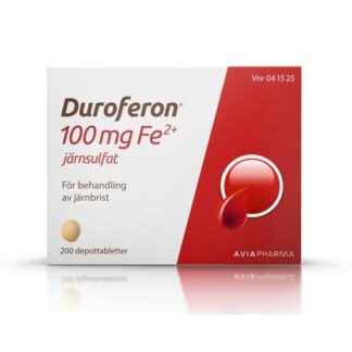Duroferon, depottablett 100 mg Fe2+ 200 st