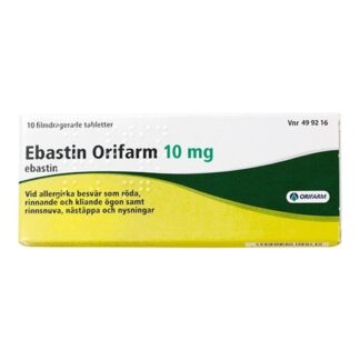 Ebastin Orifarm, filmdragerad tablett 10 mg 10 st