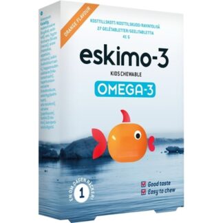 Eskimo-3 Kids Chewable 27 Tabletter