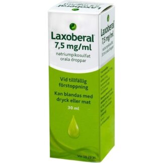 Laxoberal, orala droppar, lösning 7,5 mg/ml 30 ml