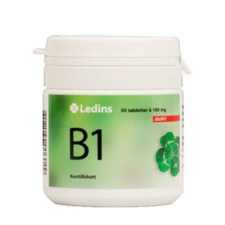 Ledins B1 Vitamin 100 mg, 50 tabletter