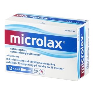 Microlax mikrolavemang 12 x 5 ml