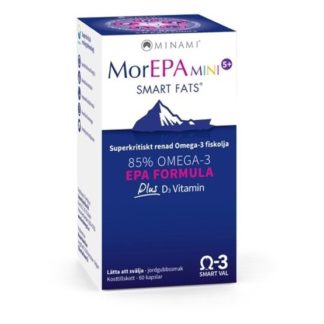 MorEPA Mini med D-vitamin 60 kapslar