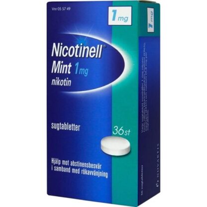 Nicotinell Mint komprimerad sugtablett 1 mg 36 st