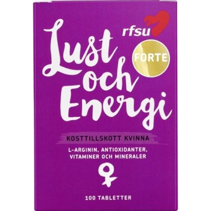 RFSU Lust & Energi Kvinna 100 tabletter