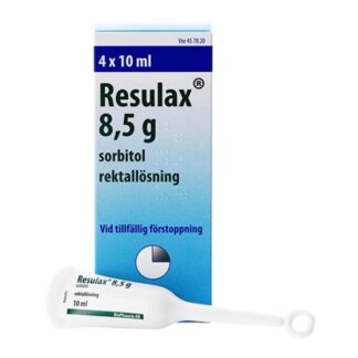 Resulax, rektallösning 8,5 g 4 st