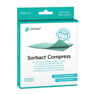 Sorbact Compress 7x9 cm 10 st