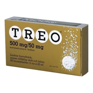 Treo, brustablett 500 mg/50 mg 3 x 20 st