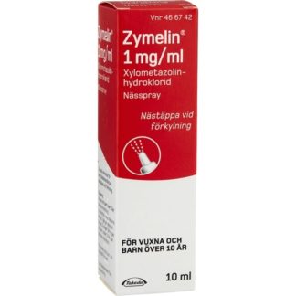 Zymelin, nässpray, lösning 1 mg/ml 10 ml