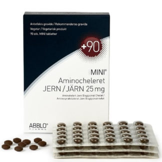 ABBLO Amino Järn mini 25 mg - 90 tabletter