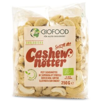 Biofood Cashewnötter EKO 250 g
