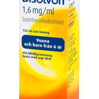 Bisolvon oral lösning 1,6 mg/ml 125 ml