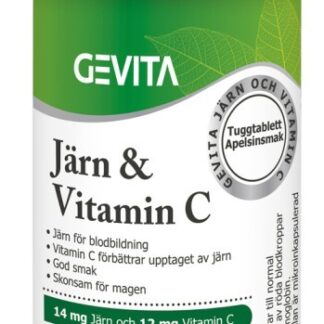 Gevita Järn och Vitamin C 90 st