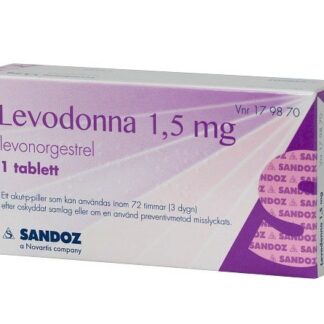 Levodonna tablett 1,5 mg 1 st akut-p-piller