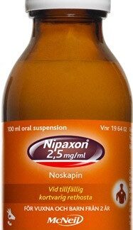 Nipaxon oral suspension 2,5 mg/ml 100 ml
