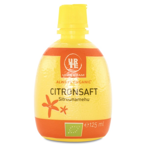 Urtekram Citronsaft Eko 125 ml Urtekram Citronsaft Eko 125 ml