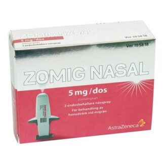 AstraZeneca Zomig Nasal Nässpray 5 mg/dos 2 st