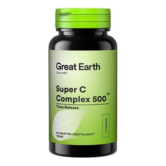 Great Earth Super C Complex 500 60 tabletter Great Earth Super C Complex 500 60 tabletter