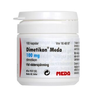 Dimetikon Meda, kapsel, mjuk 100 mg 100 st