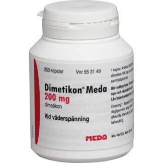 Dimetikon Meda, kapsel, mjuk 200 mg 250 st