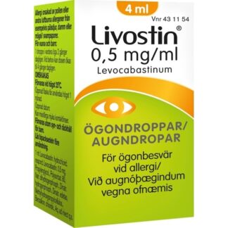 Livostin ögondroppar, suspension 0,5 mg/ml 4 ml
