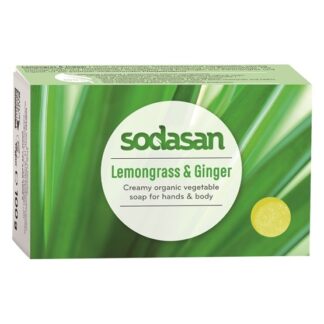 Sodasan Citrongräs & Ingefära Tvål 100 g