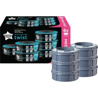 Tommee Tippee Sangenic Twist & Click Refill 6-pack