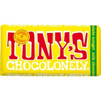 Tony's Chocolonely Milk Chocolate Almond Honey Nougat 180 g