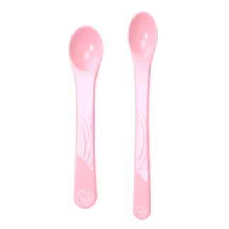 Twistshake 2x Feeding Spoon Set 4+m Pastell Rosa