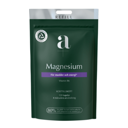 A+ Magnesium refillpåse 120 kapslar