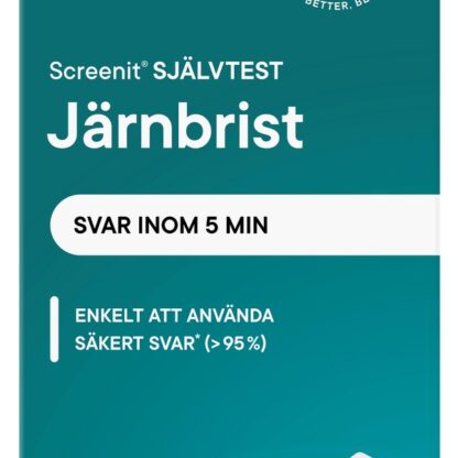 Addeira Screenit självtest Järn 1 st