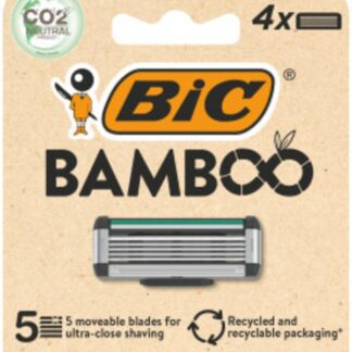 BIC Bamboo Rakblad 4-pack