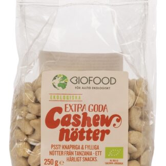 Biofood Cashewnötter Extra Goda 250 g