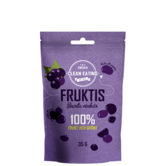 Clean Eating Fruktis Svarta Vinbär 35 g