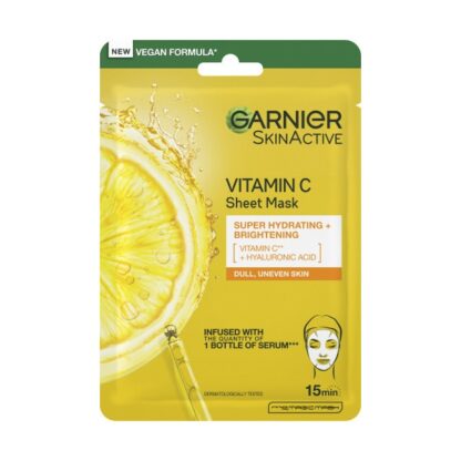 Garnier Skin Active Vitamin C Sheet Mask Super Hydrating + Brightening 28 g