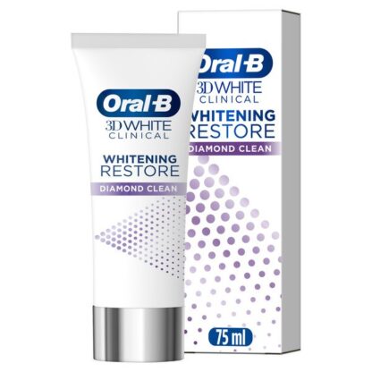 Oral-B 3D White Clinical Diamond Clean Tandkräm 75 ml