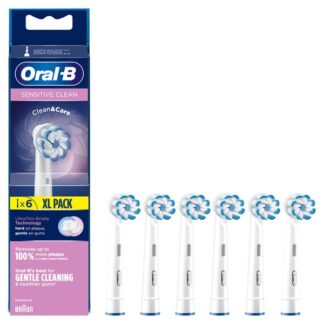 Oral-B Sensitive Clean Borsthuvuden 6-pack
