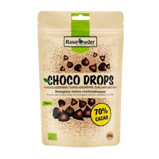 Rawpowder Choco Drops 200 g