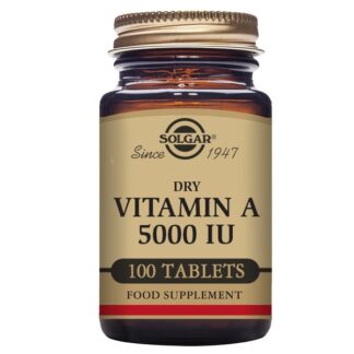 Solgar Vitamin A 5000 IU Dry 100 tabletter