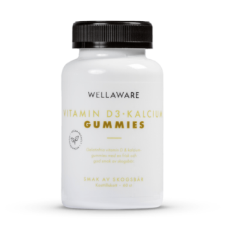 WellAware Vitamin D3 och Kalcium 60 gummies