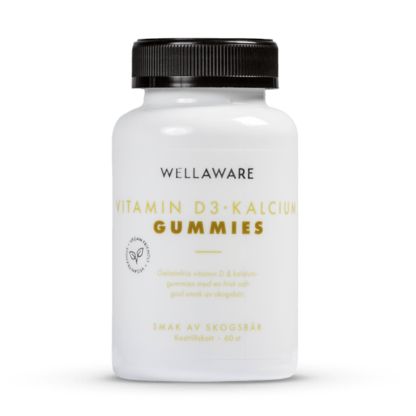 WellAware Vitamin D3 och Kalcium 60 gummies