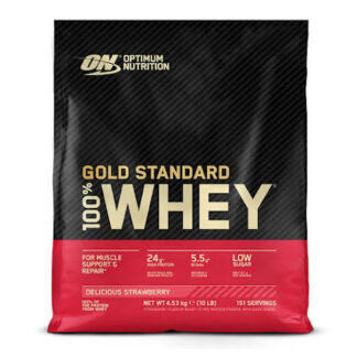 100% Whey Gold Standard, 4,54kg - Delicious Strawberry