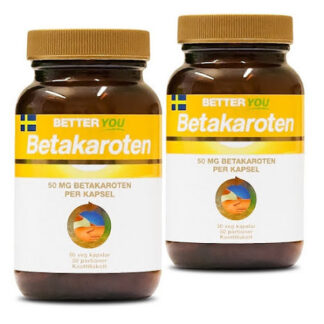 2 x Better You Betakaroten 50mg