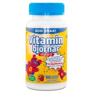 Active Care Vitaminbjörnar D-vitamin 60 tuggisar