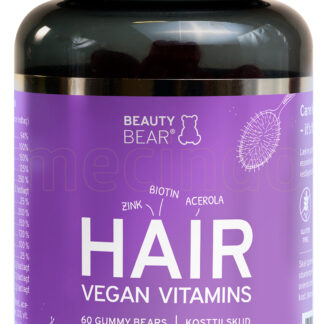 BeautyBear Hair Vitamins Gummies - 60 Tabletter