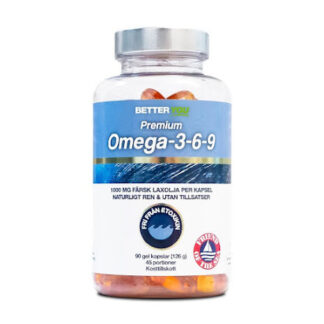 Better You Premium Omega 3-6-9, 90 kaps