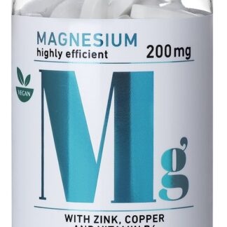 BioSalma Magnesium 200mg + Zink, Koppar, B6 120 kapslar