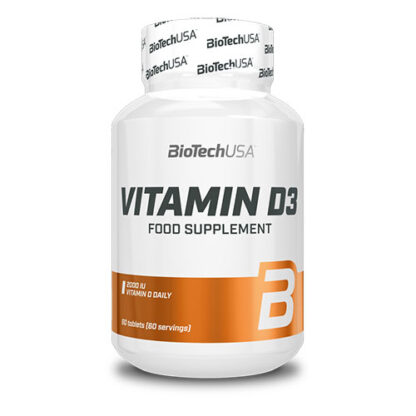 BioTechUSA Vitamin D3 Tabletter - 60 Tabletter