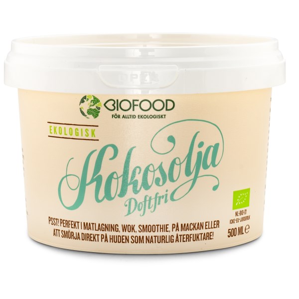 Biofood Doftfri Kokosolja 500 ml Biofood Doftfri Kokosolja 500 ml